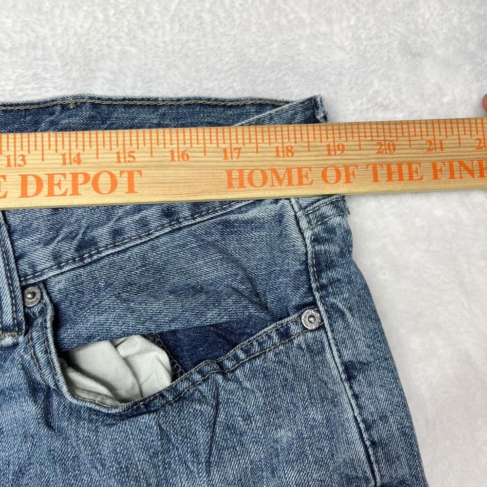 Levi's Straight Jeans Men's Blue Denim Mid Rise Pockets Classic Zip Fly - 38X30 - Picture 3 of 15